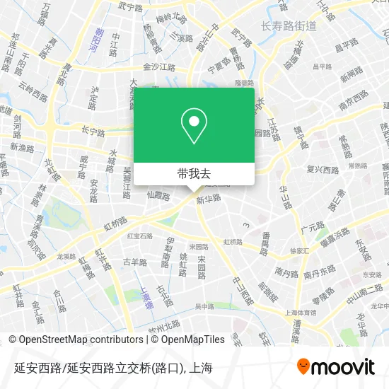延安西路/延安西路立交桥(路口)地图