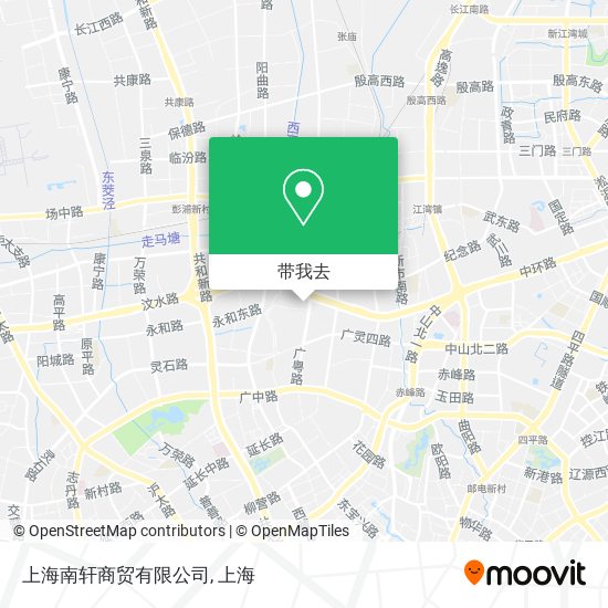 上海南轩商贸有限公司地图
