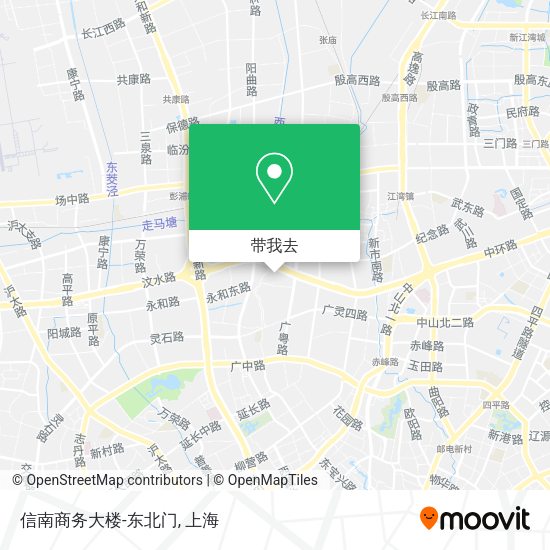 信南商务大楼-东北门地图