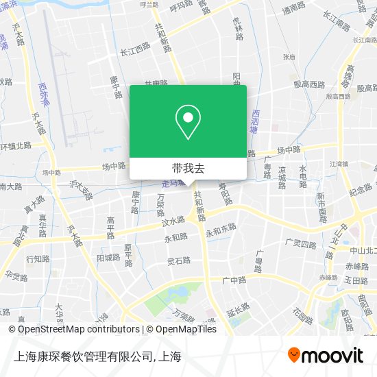 上海康琛餐饮管理有限公司地图