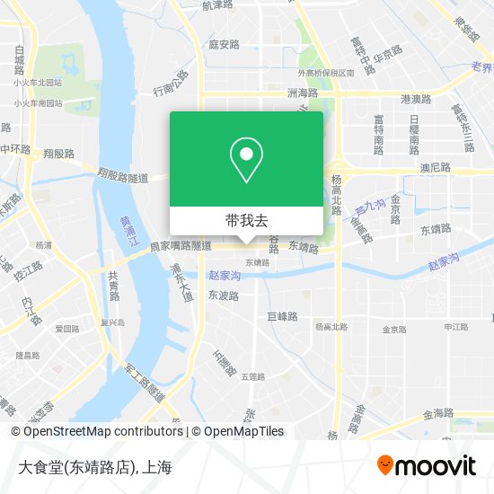 大食堂(东靖路店)地图