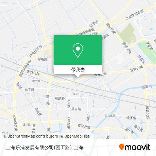 上海乐浦发展有限公司(园工路)地图