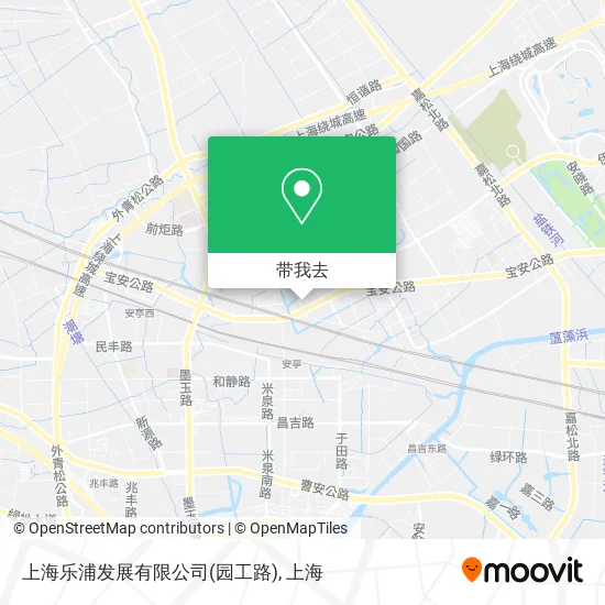 上海乐浦发展有限公司(园工路)地图