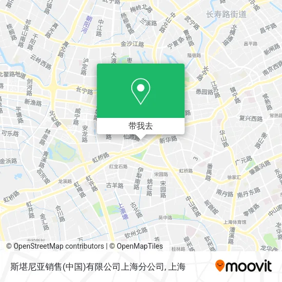 斯堪尼亚销售(中国)有限公司上海分公司地图