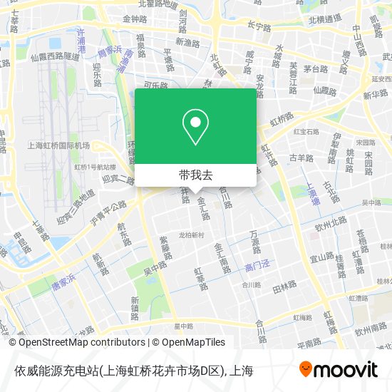 依威能源充电站(上海虹桥花卉市场D区)地图