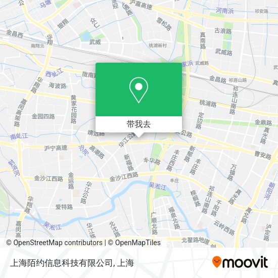 上海陌约信息科技有限公司地图