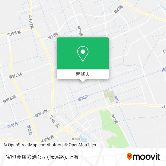 宝印金属彩涂公司(抚远路)地图