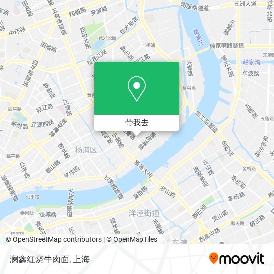 澜鑫红烧牛肉面地图