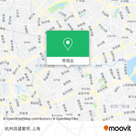 杭州昌盛窗帘地图