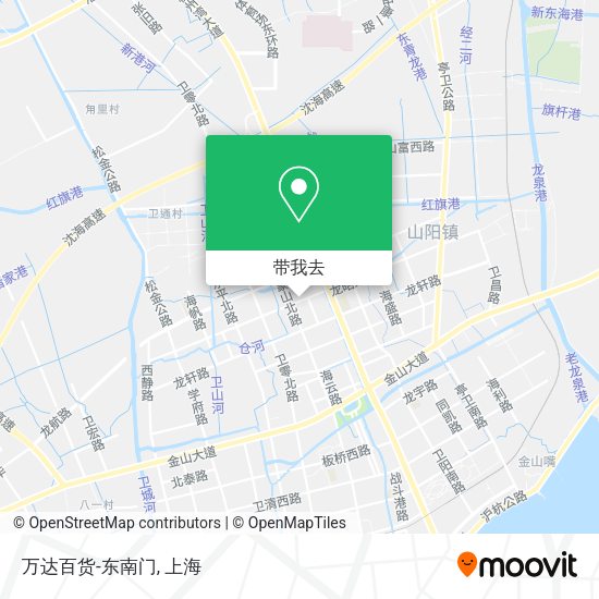 万达百货-东南门地图