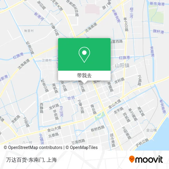 万达百货-东南门地图