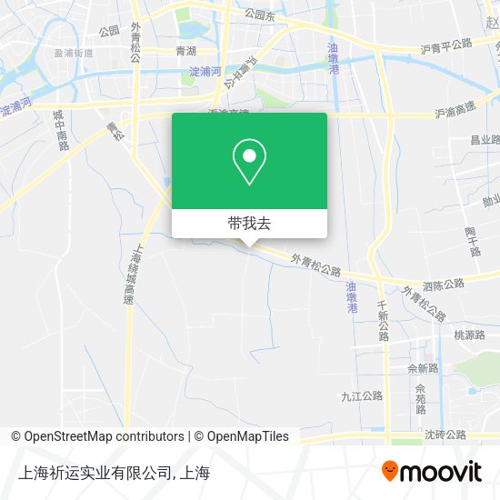 上海祈运实业有限公司地图