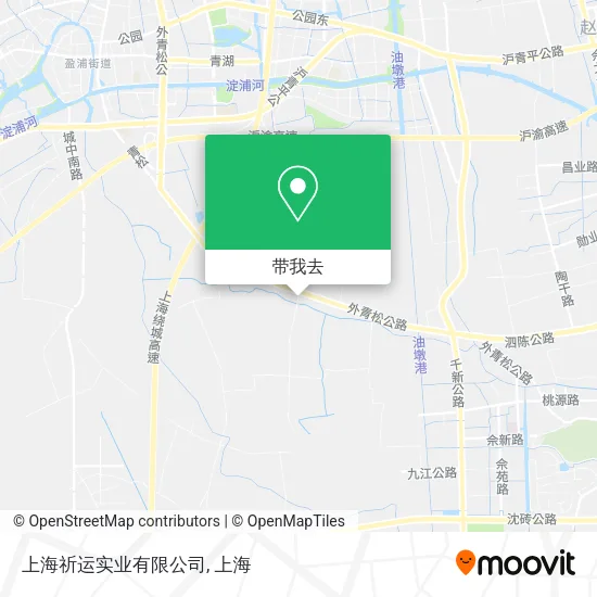 上海祈运实业有限公司地图