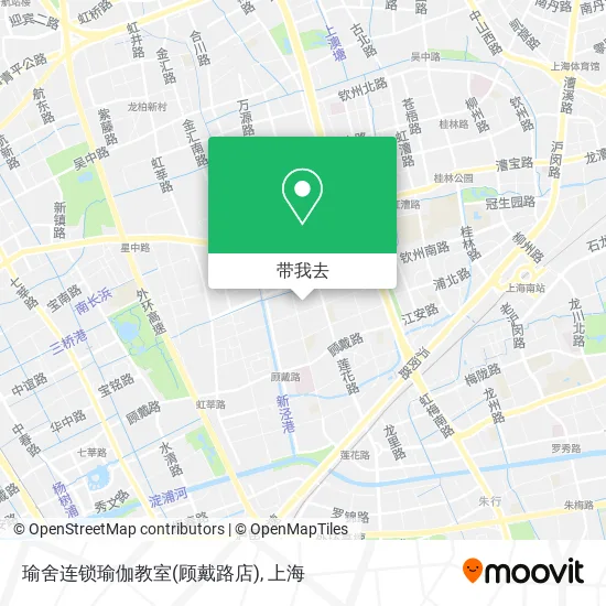 瑜舍连锁瑜伽教室(顾戴路店)地图