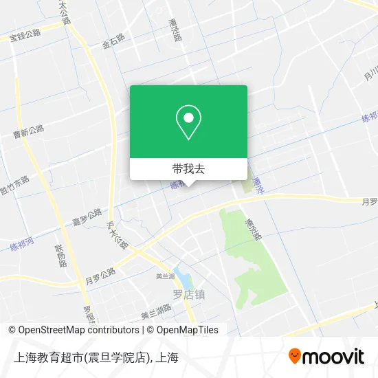 上海教育超市(震旦学院店)地图
