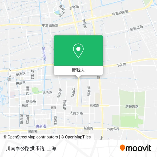 川南奉公路拱乐路地图