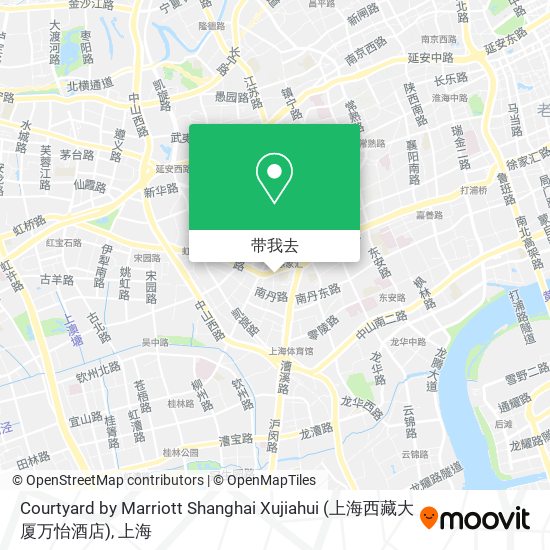 Courtyard by Marriott Shanghai Xujiahui (上海西藏大厦万怡酒店)地图