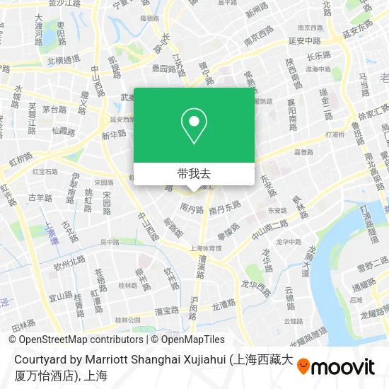 Courtyard by Marriott Shanghai Xujiahui (上海西藏大厦万怡酒店)地图