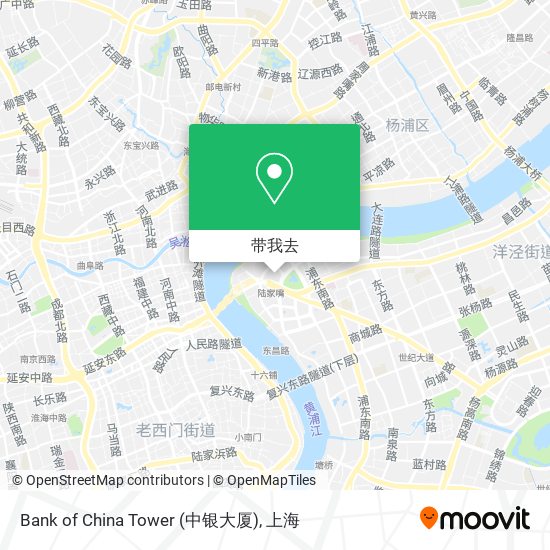 Bank of China Tower (中银大厦)地图