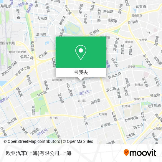 欧亚汽车(上海)有限公司地图