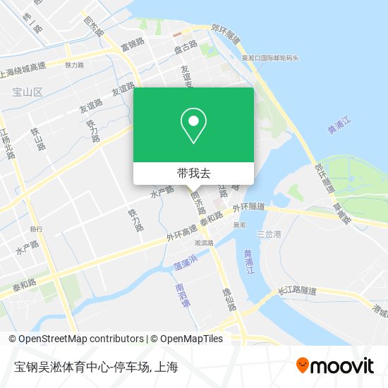 宝钢吴淞体育中心-停车场地图