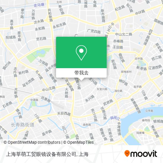 上海莘萌工贸眼镜设备有限公司地图
