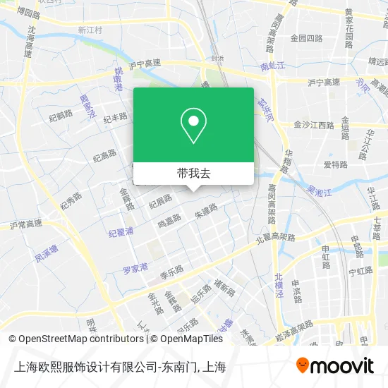 上海欧熙服饰设计有限公司-东南门地图