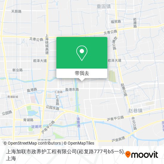 上海加联市政养护工程有限公司(崧复路777号b5一5)地图