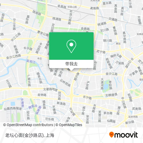 老坛心面(金沙路店)地图