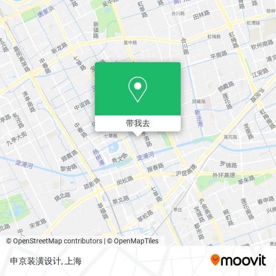 申京装潢设计地图