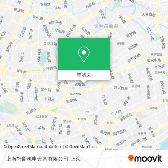 上海轩衢机电设备有限公司地图