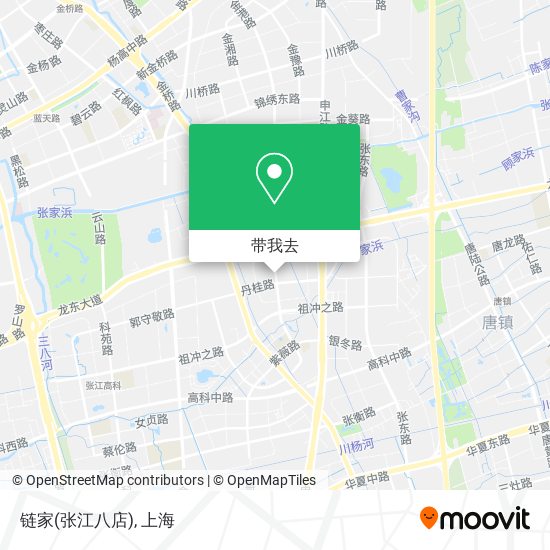 链家(张江八店)地图