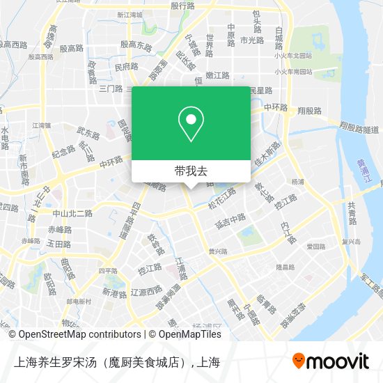 上海养生罗宋汤（魔厨美食城店）地图