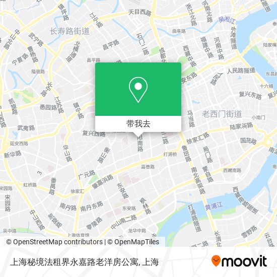 上海秘境法租界永嘉路老洋房公寓地图