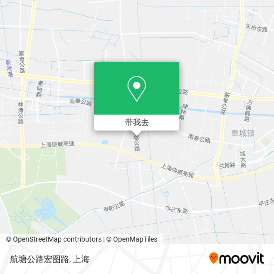 航塘公路宏图路地图