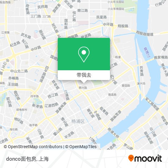 donco面包房地图