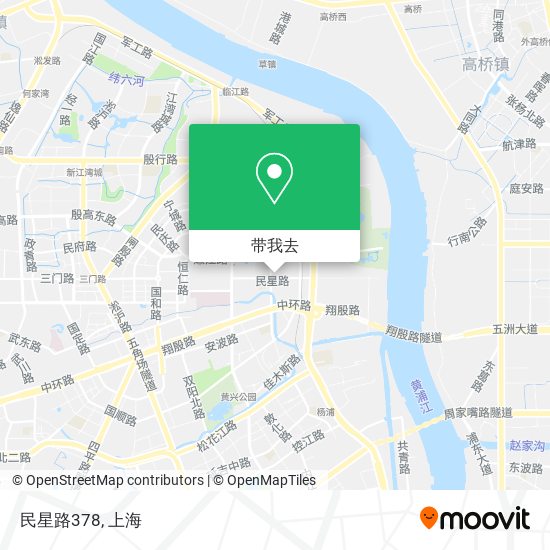 民星路378地图