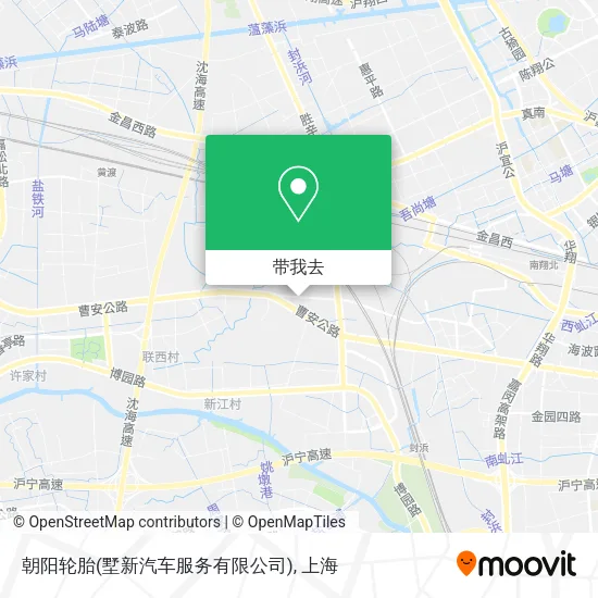朝阳轮胎(墅新汽车服务有限公司)地图