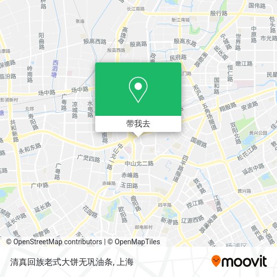 清真回族老式大饼无巩油条地图