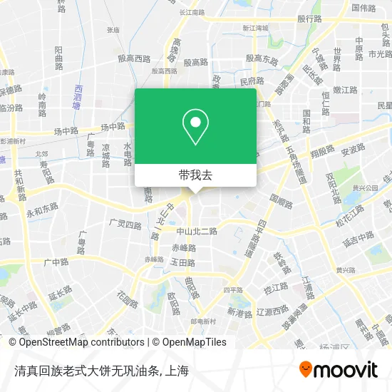 清真回族老式大饼无巩油条地图