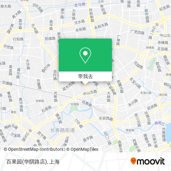 百果园(华阴路店)地图