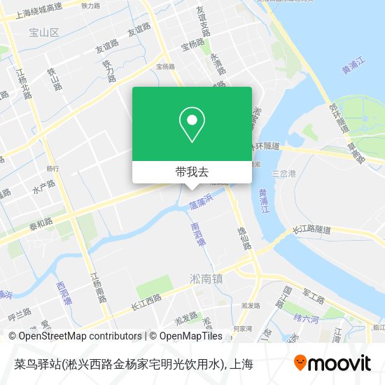 菜鸟驿站(淞兴西路金杨家宅明光饮用水)地图