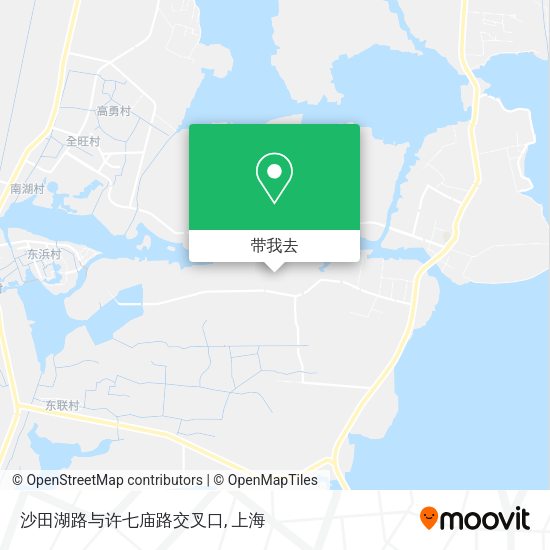 沙田湖路与许七庙路交叉口地图