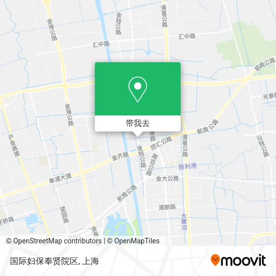 国际妇保奉贤院区地图