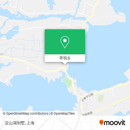 淀山湖别墅地图
