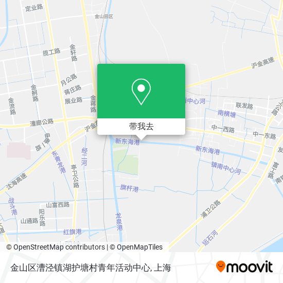 金山区漕泾镇湖护塘村青年活动中心地图