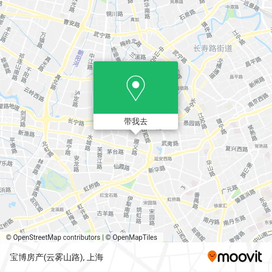 宝博房产(云雾山路)地图
