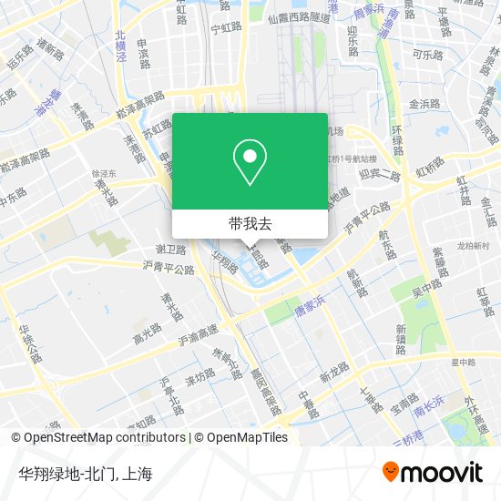 华翔绿地-北门地图