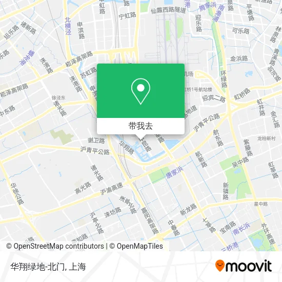 华翔绿地-北门地图