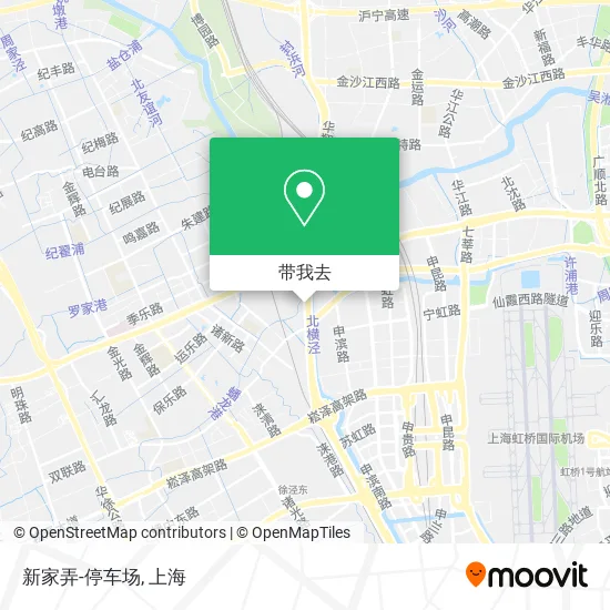 新家弄-停车场地图